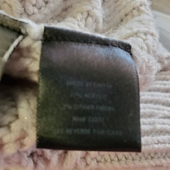 Sweater Simply Vera Wang Cable Knit Turtle Neck Asymmetrical Women's Size Large - Picture 10 of 12